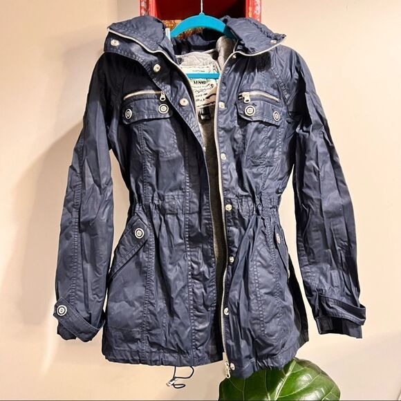 Mango Navy Jacket | Size Small | MNG - Picture 1 of 6